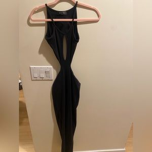 White Fox Long dress XS Open Back